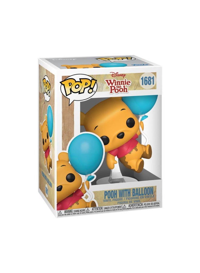 Funko فانكو بوب! ديزني ويني ذا بوه بوه مع بالون تمثال فينيل (13.2 سم) - Image 1
